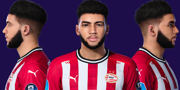 eFootball PES 2021 Ismael Saibari Face