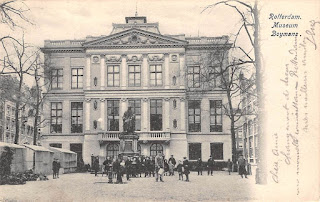 1905 : Prentbriefkaart van de achterkant van het Schielandshuis