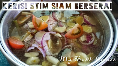MY Health Venture: Resepi Ikan Stim Siam Paling Mudah 