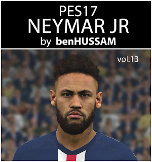 PES 2017 Faces Neymar Jr by BenHussam