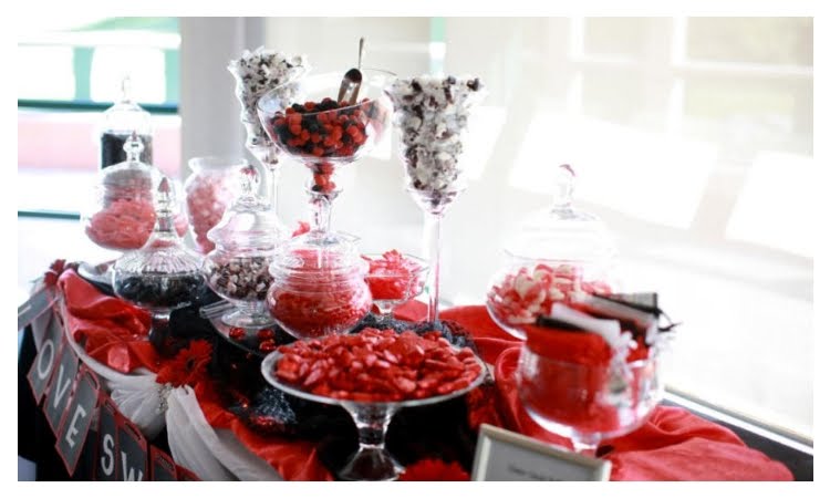 What's nice about a dessert and candy buffet is that you can match it with