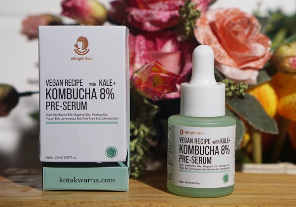 ebright skin pre serum with kombucha