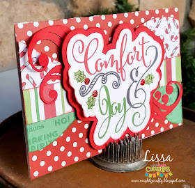 Comfort & Joy card by Lissa for Miss Kate Cuttables