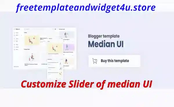 How to Customize Slider of Median ui v1.3