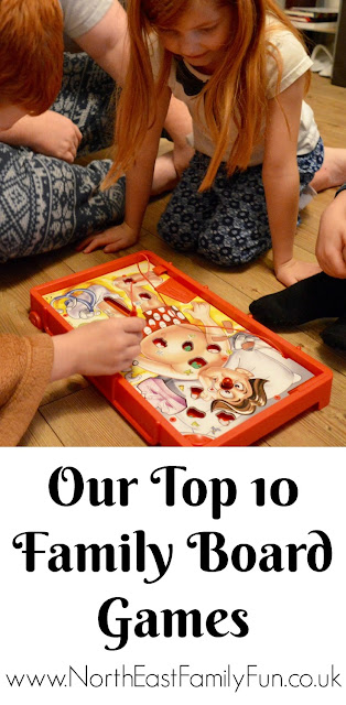 Our Top 10 Family Board Games for children aged 4 - 9 years old