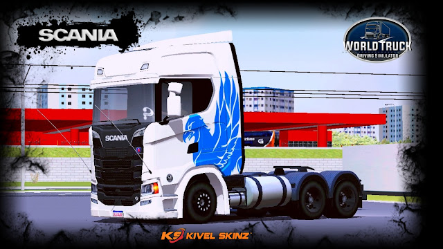 SCANIA S730 - THE FLYING GRIFFIN WHITE BLUE