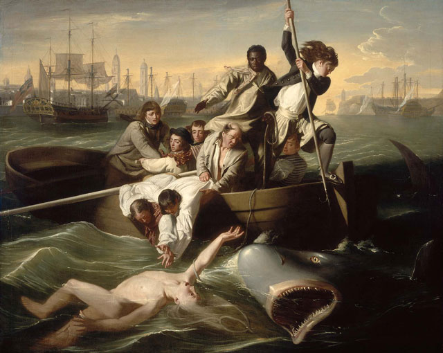 Watson and the Shark by John Singleton Copley, Boston MFA