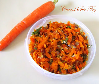 Carrot Stir Fry 