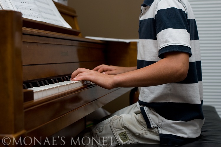 Austin playing piano blog