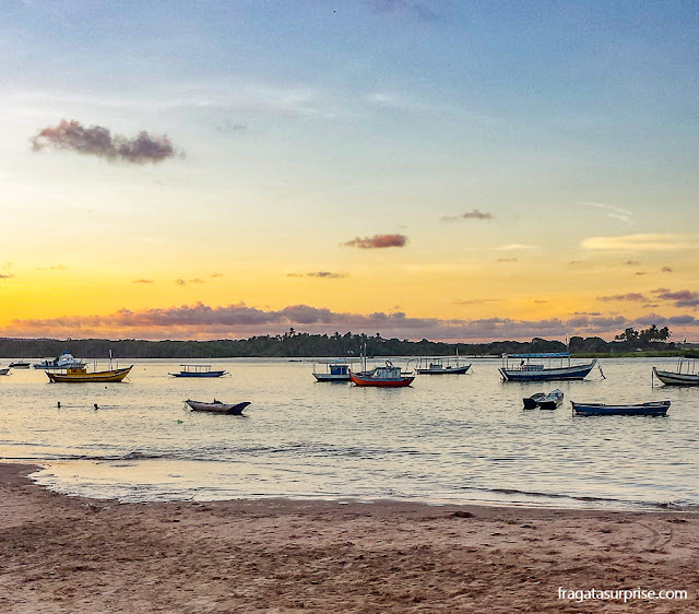 Entardecer na Praia da Coroa, Itacaré, Bahia