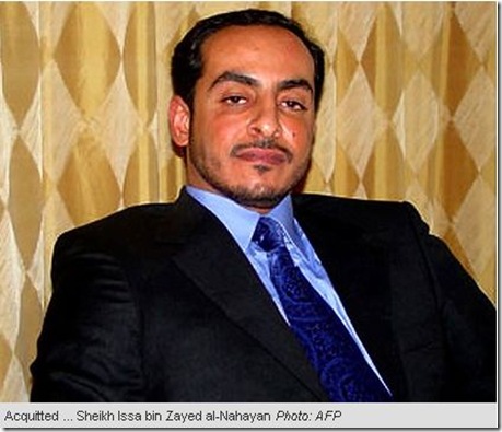 Copy of 11 1 2010 Torture trial UAE President's brother acquitted