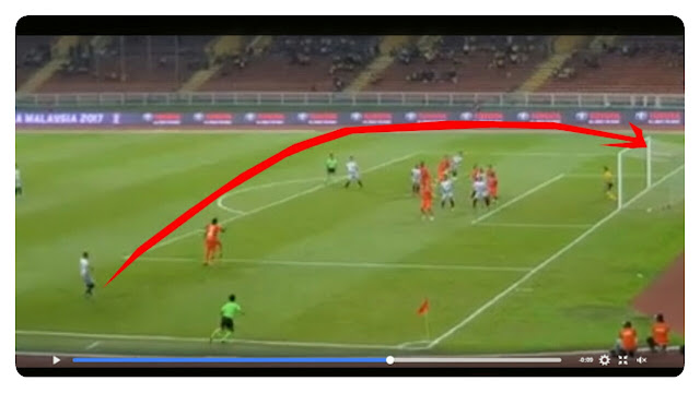 Video: Jaringan Cantik Nazrin Nawi Freekick Taraf World Class vs PKNS FC, Calon PUSKAS?