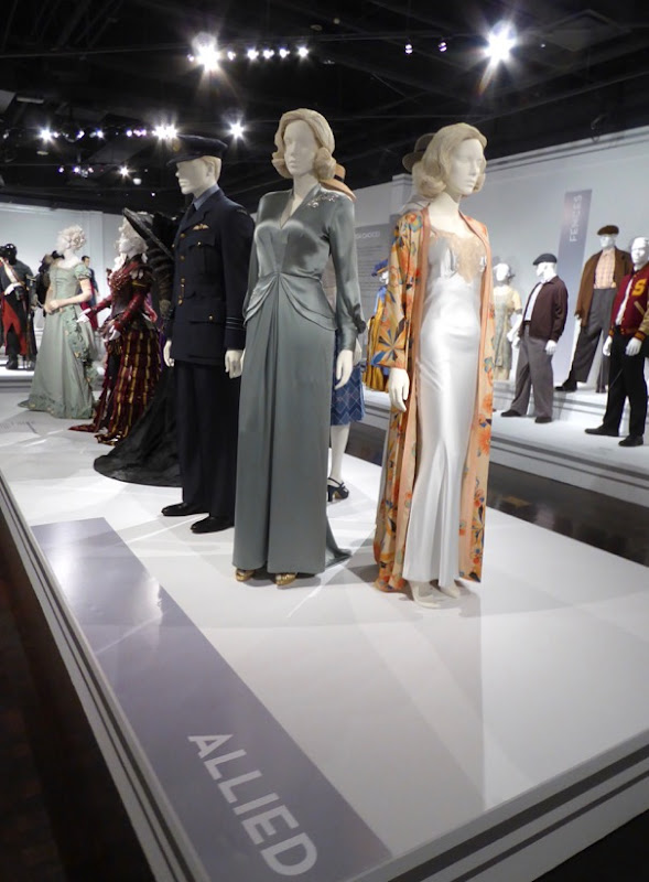 Allied movie costume exhibit FIDM Museum LA