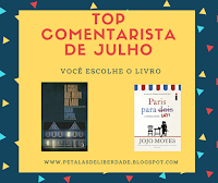 top-comentarista, blog-literario, petalas-de-liberdade, livros