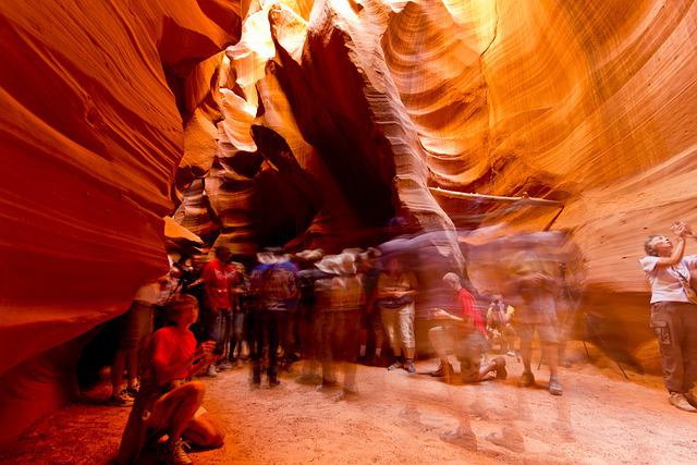 Beauty Antelope Canyon Changes Colors