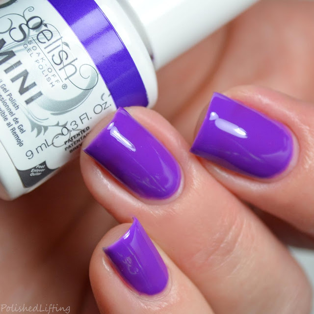 neon purple gel polish