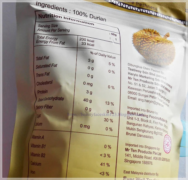Freeze Dried Durian Musang King
