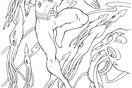 strong aquaman coloring page Coloring pages of aquaman