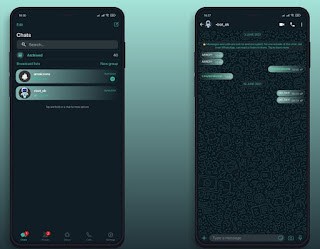 IOS Dark Gradient Theme For YOWhatsApp & Delta WhatsApp