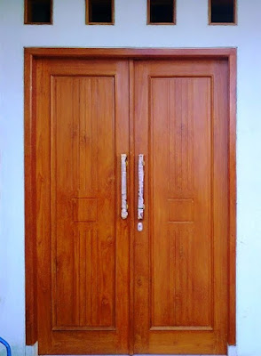 model pintu minimalis 2 pintu modern terbaru
