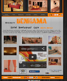 Hotel Benhama Erfoud   Site web design / Photographie Marco Prelousqui