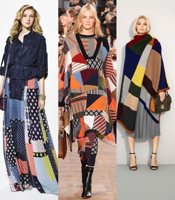 Tendências outono-inverno 2015-2016 patchwork