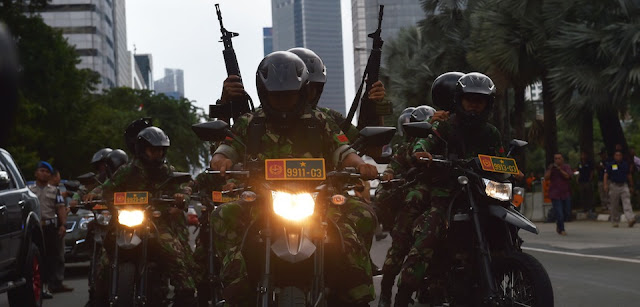 Cảnh sát Indonesia.
