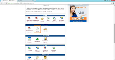 000webhost create database wordpress