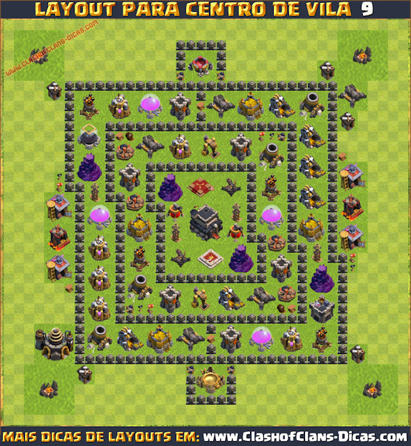 Layout CV9 - Clash of Clans