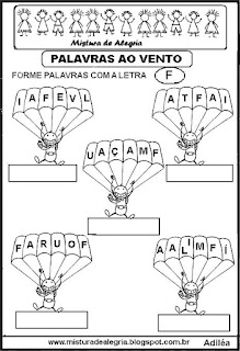 Alfabetização, formação de palavras