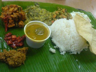 Komala Vilas, thali