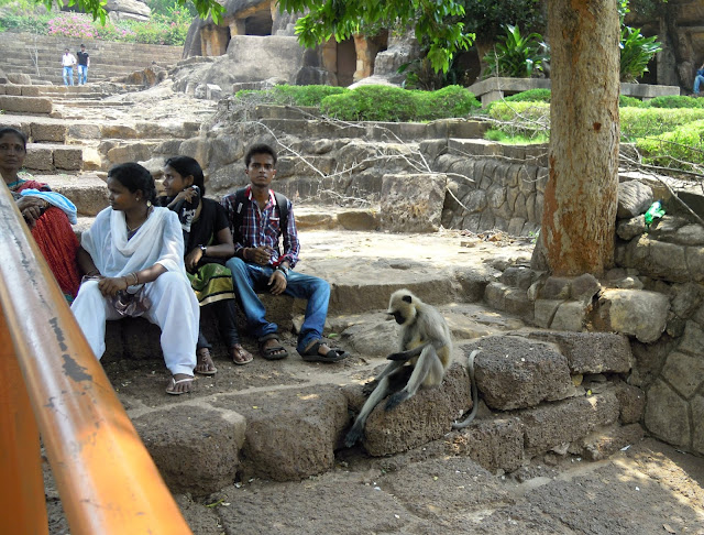 Monkey guard, Udayagiri caves, Bhubaneshwar