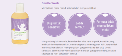 shaklee baby gentle wash; mandian baby selamat; mandian baby ph seimbang; baby comel; petua kulit baby sensitif