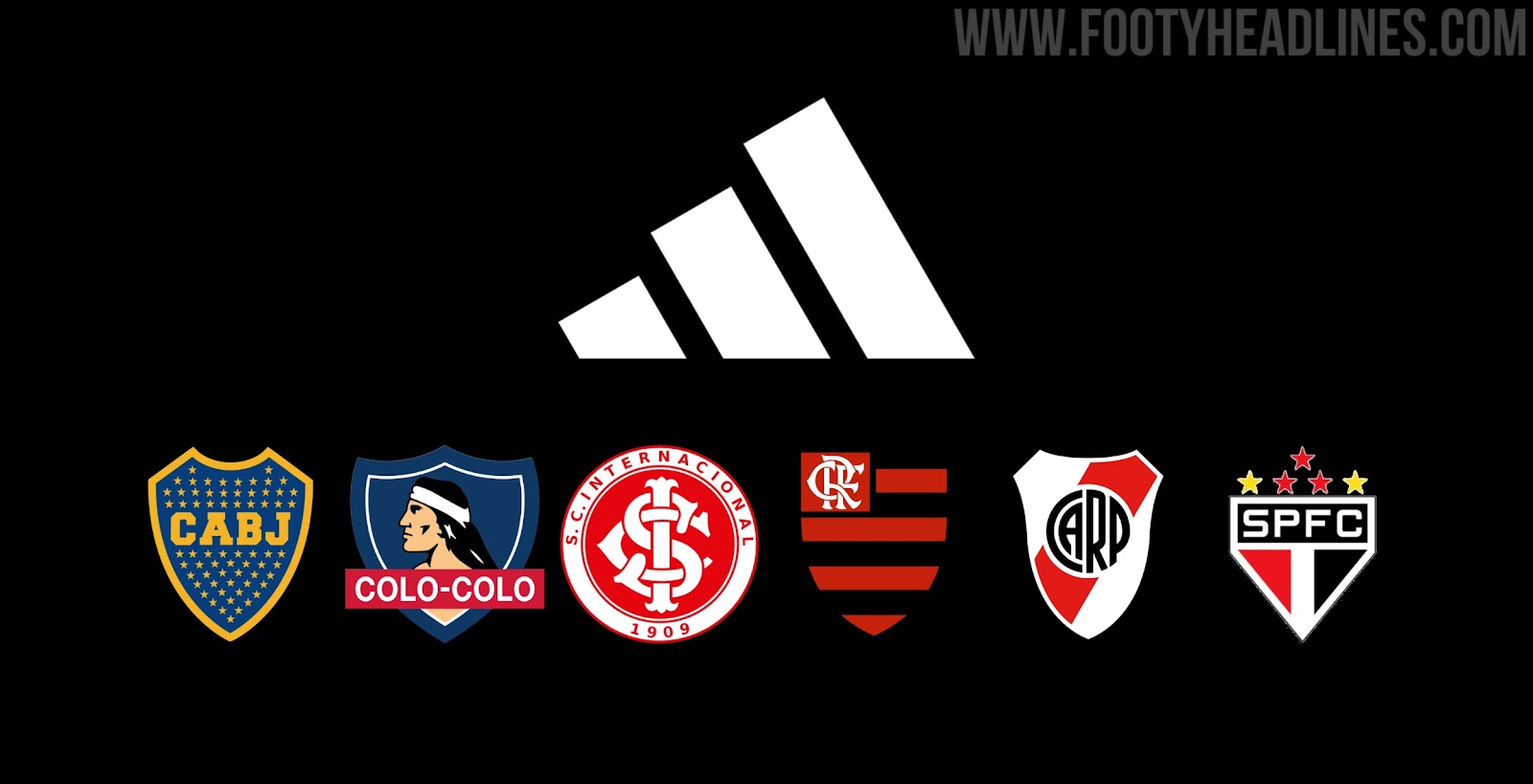 Adidas Dominate South Clubs & National Teams - Footy Headlines