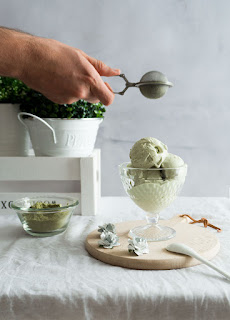 Como preparar Helado de Té Matcha en Thermomix