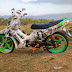 Desain Cutting Sticker Motor Supra X 125