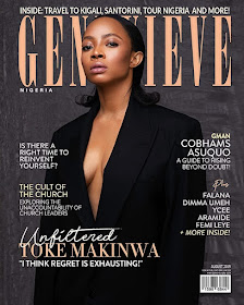 Toke Makinwa Genevieve Magazine cover