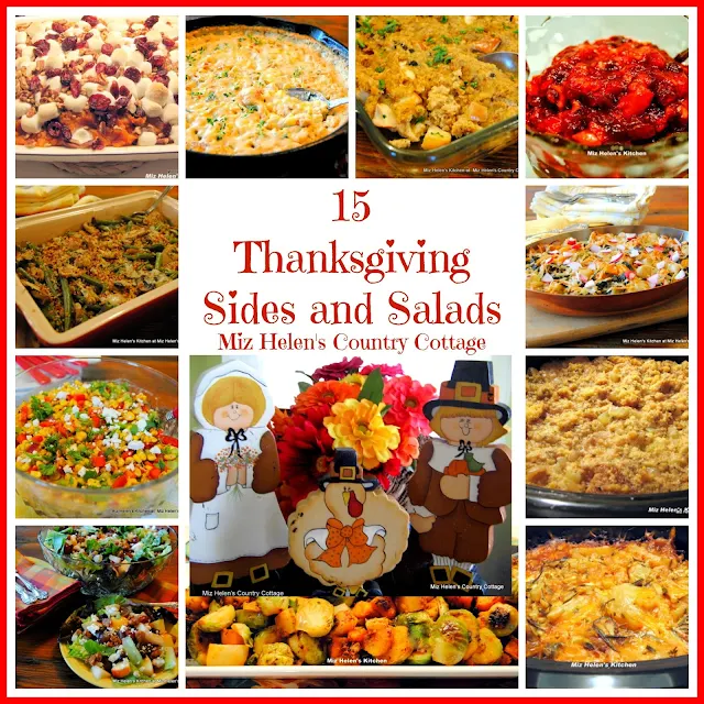 15 Thanksgiving Sides and Salads at Miz Helen's Country Cottage