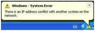Beberapa Pesan Error Pada Jaringan Komputer