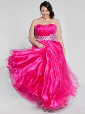 pink prom dress