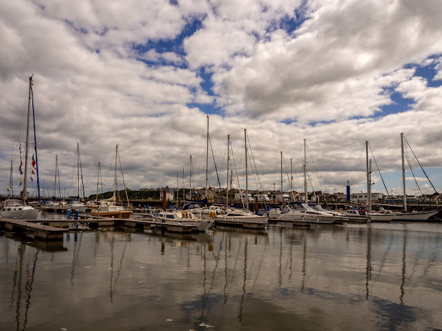 Phot of reflections at Maryport Marina