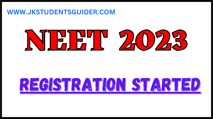 NEET 2023 Registration Started Check Full Notification 
