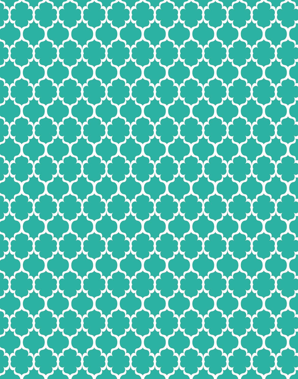 ... Patterns backgrounds: polka dots, moroccan, quatrefoil and damask