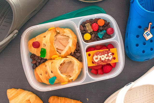 How to Make a Crocs Food Art School Lunch Idea for Your Kids!