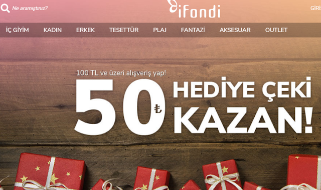 Online İç Giyim Sitesi İfondi