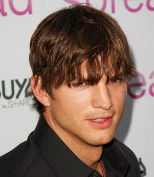 Ashton Kutcher Male Celebrity Hairstyles