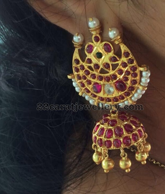 92.5 Silver New Pattern Jhumkas Chandbalis