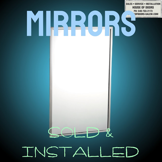 Mirrors are sold & installed by House of Doors