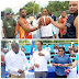 Alcalde Hamilton Nin, entrega cancha de baloncesto en el barrio Los Solares de Milton, de Villa Central.