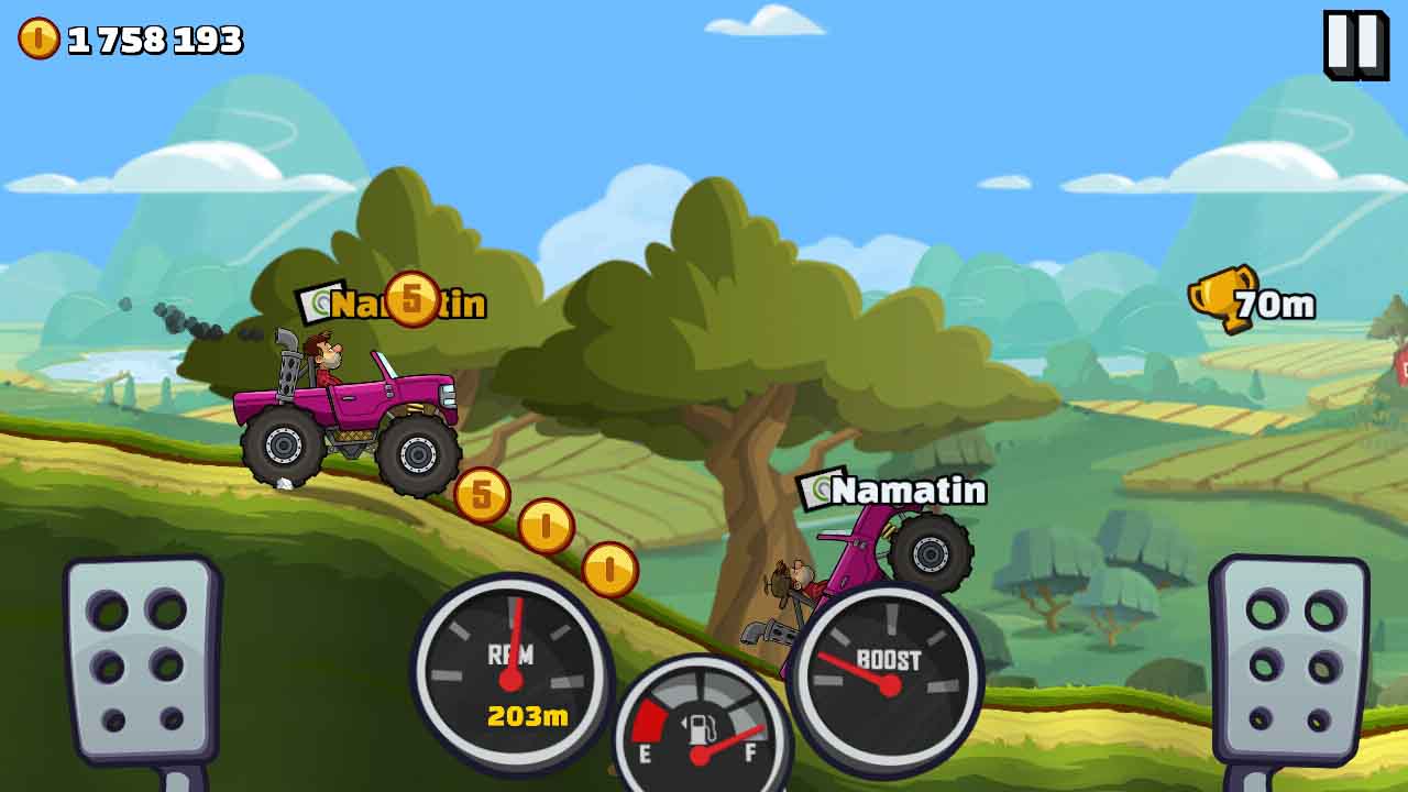 Cheat Hill Climb Racing 2 Mod Apk Unlimited Money & Gems Tanpa Root